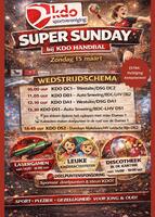 Super Sunday Handbal op zondag 15 maart a.s.